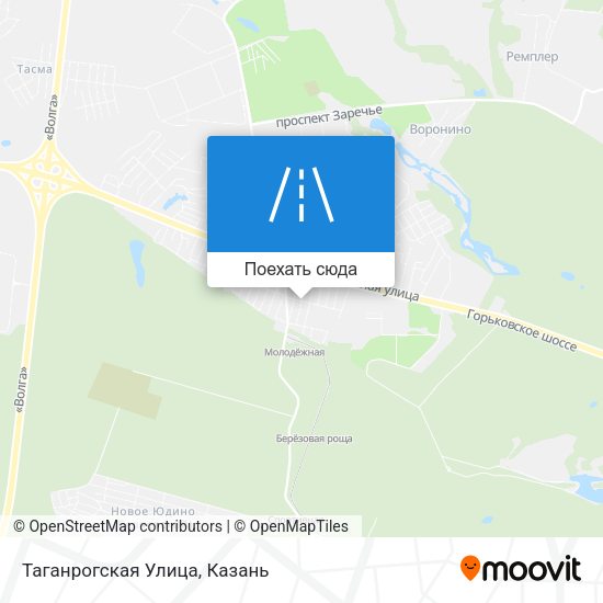 Карта Таганрогская Улица