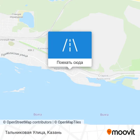 Карта Тальниковая Улица