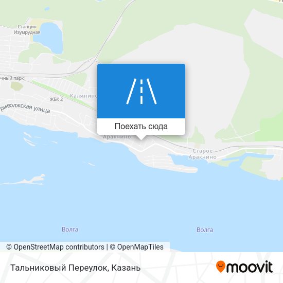 Карта Тальниковый Переулок