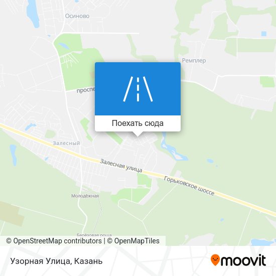 Карта Узорная Улица