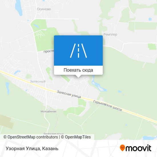 Карта Узорная Улица
