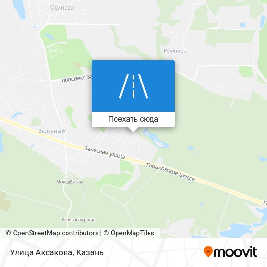 Карта Улица Аксакова