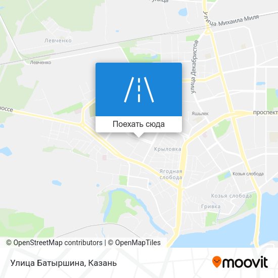 Карта Улица Батыршина