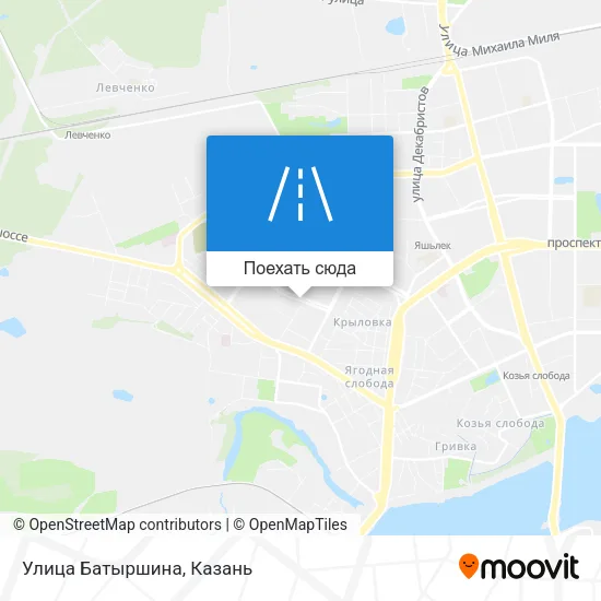 Карта Улица Батыршина