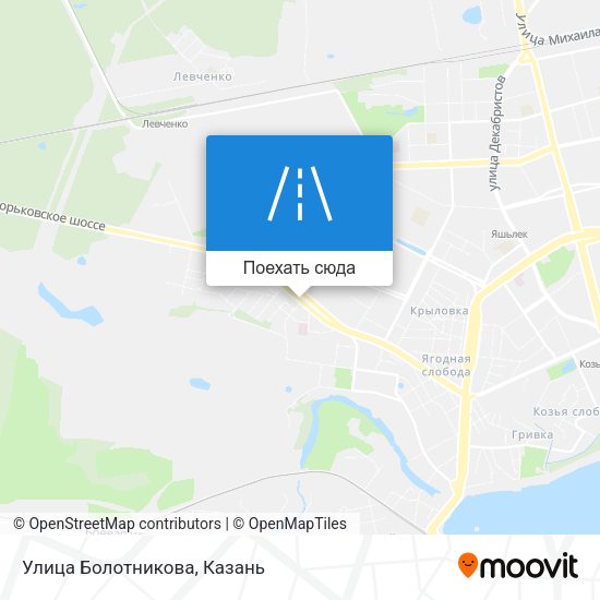 Карта Улица Болотникова