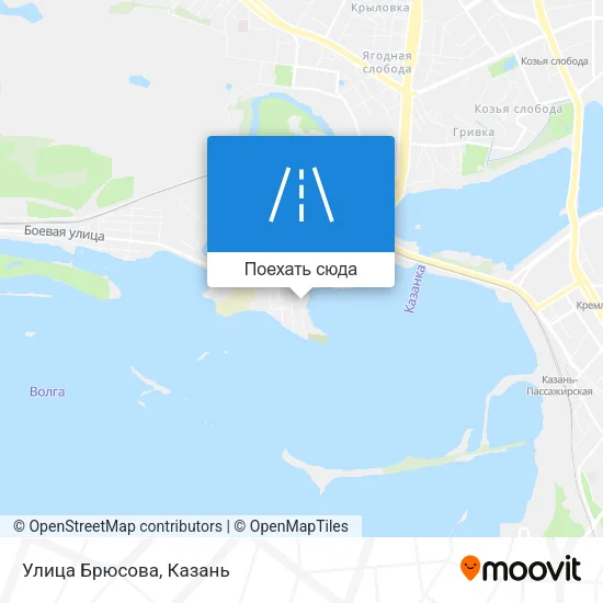 Карта Улица Брюсова