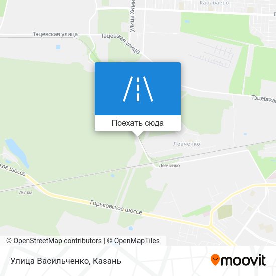 Карта Улица Васильченко