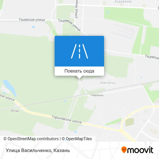 Карта Улица Васильченко