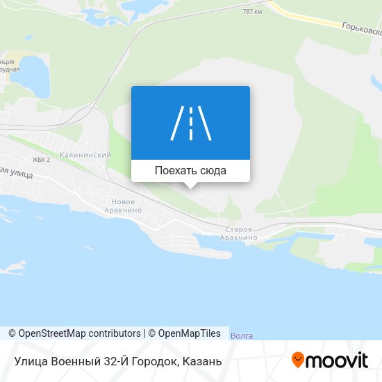 Карта Улица Военный 32-Й Городок