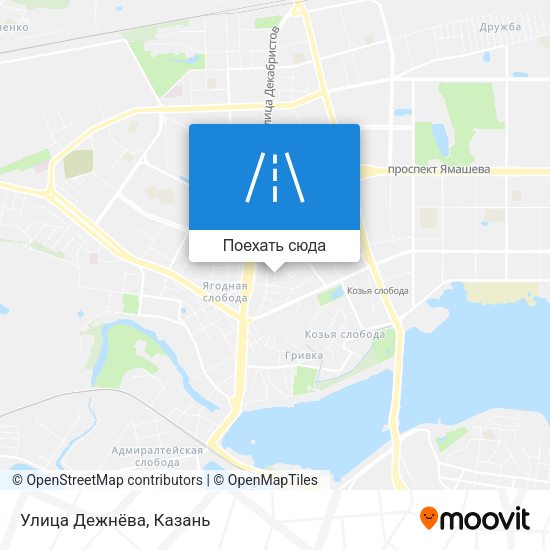 Карта Улица Дежнёва