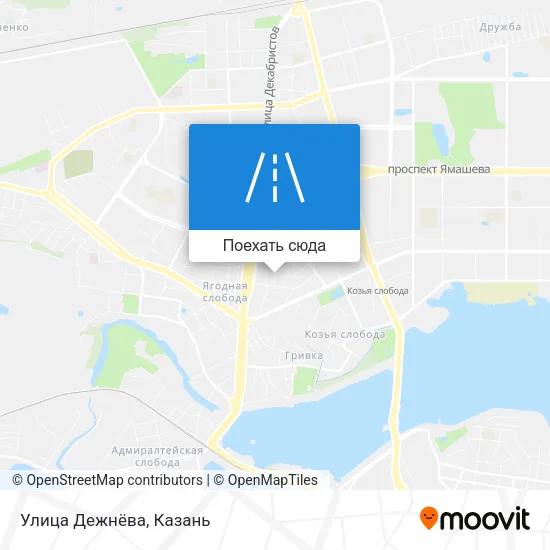 Карта Улица Дежнёва