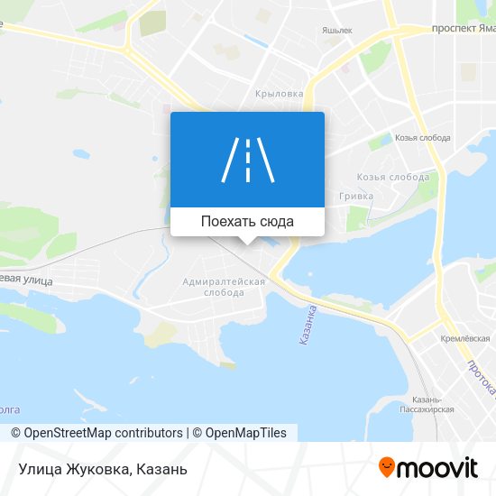 Карта Улица Жуковка