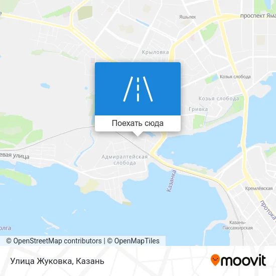 Карта Улица Жуковка