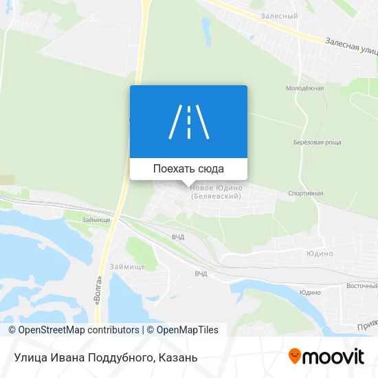 Карта Улица Ивана Поддубного
