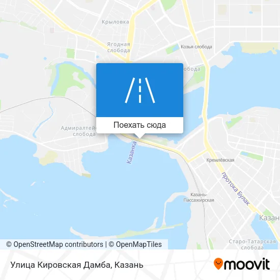 Карта Улица Кировская Дамба