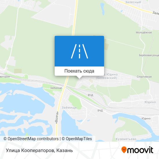 Карта Улица Кооператоров