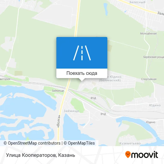 Карта Улица Кооператоров