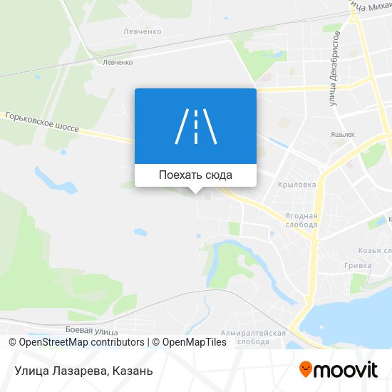 Карта Улица Лазарева