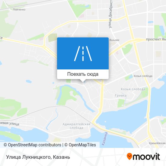 Карта Улица Лукницкого