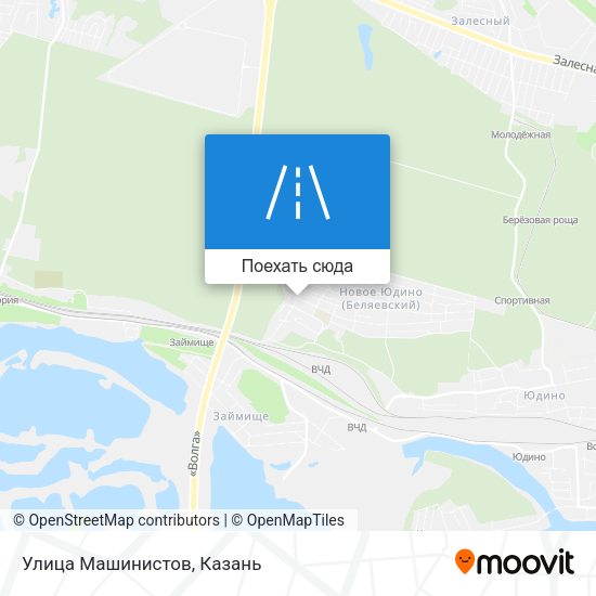 Карта Улица Машинистов