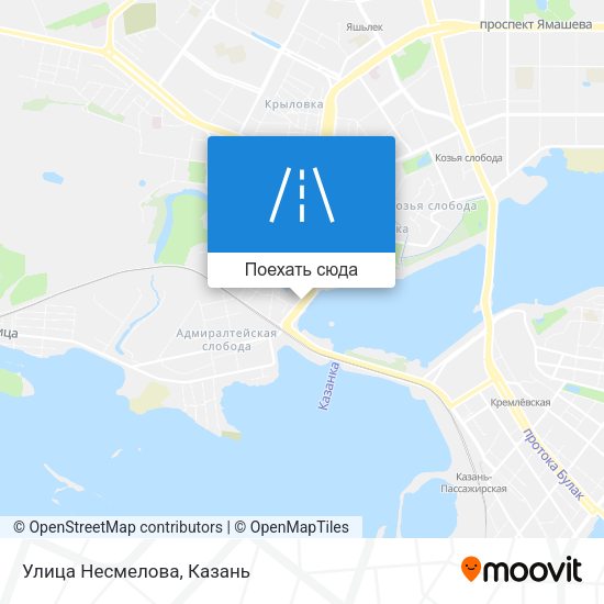 Карта Улица Несмелова