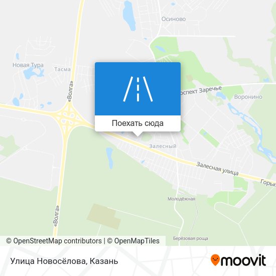 Карта Улица Новосёлова