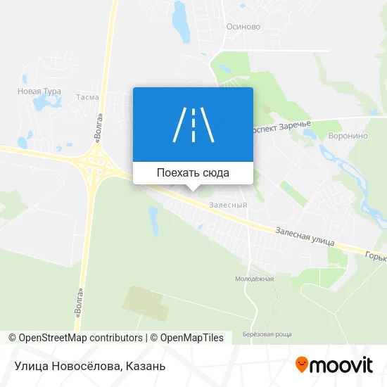 Карта Улица Новосёлова