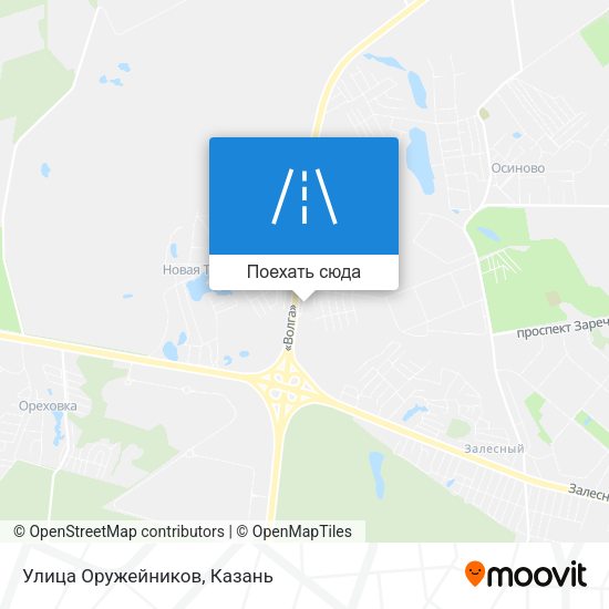 Карта Улица Оружейников