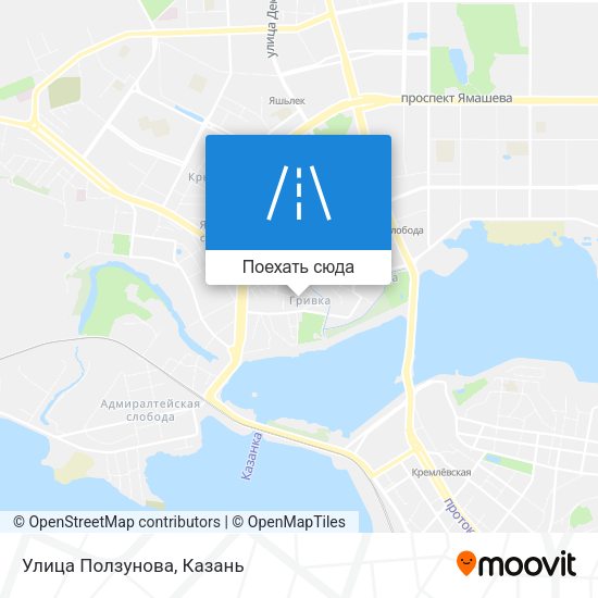 Карта Улица Ползунова