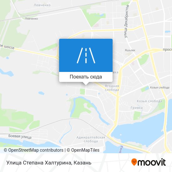 Карта Улица Степана Халтурина