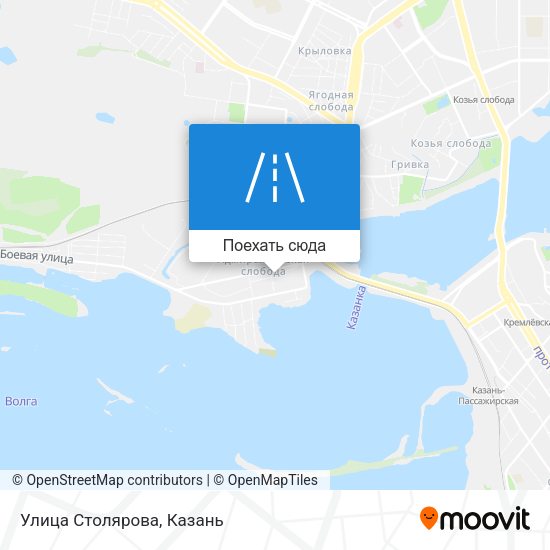 Карта Улица Столярова