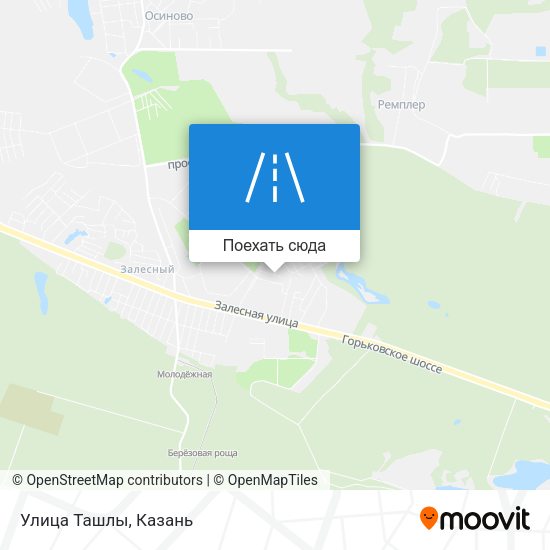 Карта Улица Ташлы