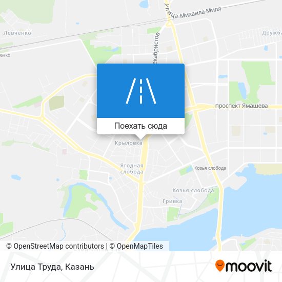 Карта Улица Труда