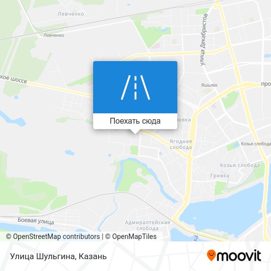 Карта Улица Шульгина