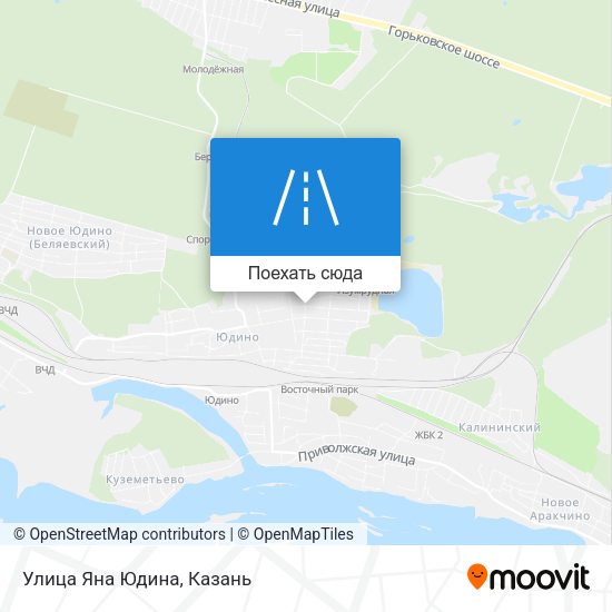 Карта Улица Яна Юдина