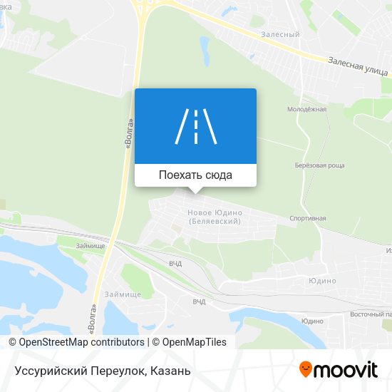 Карта Уссурийский Переулок
