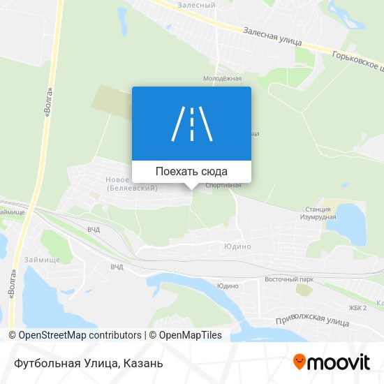 Карта Футбольная Улица