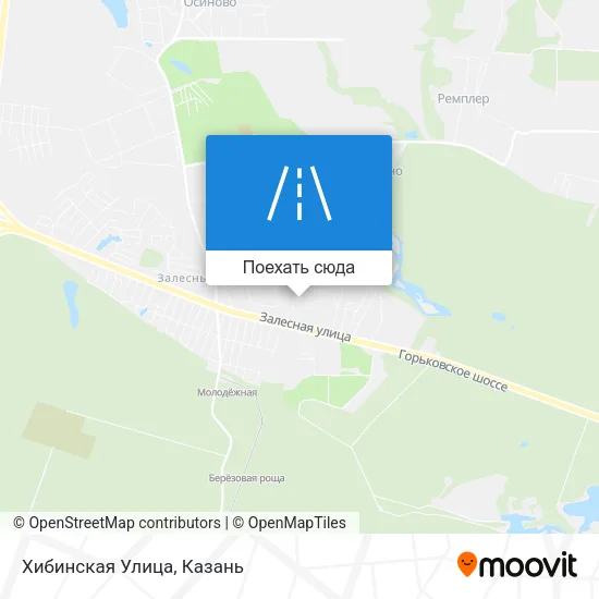 Карта Хибинская Улица