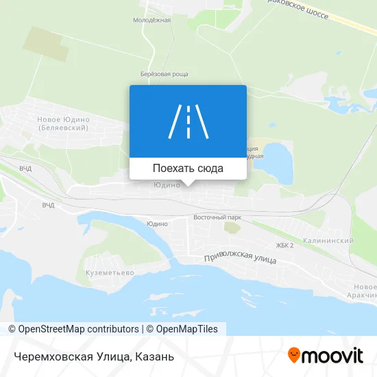 Карта Черемховская Улица