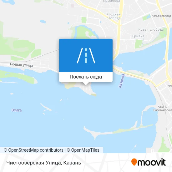 Карта Чистоозёрская Улица