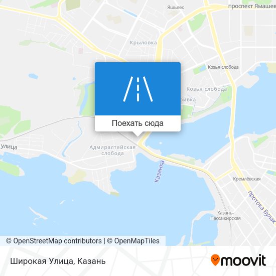 Карта Широкая Улица