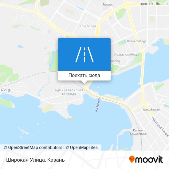 Карта Широкая Улица