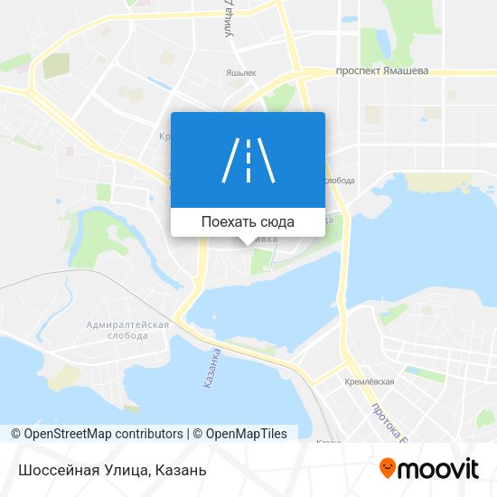 Карта Шоссейная Улица