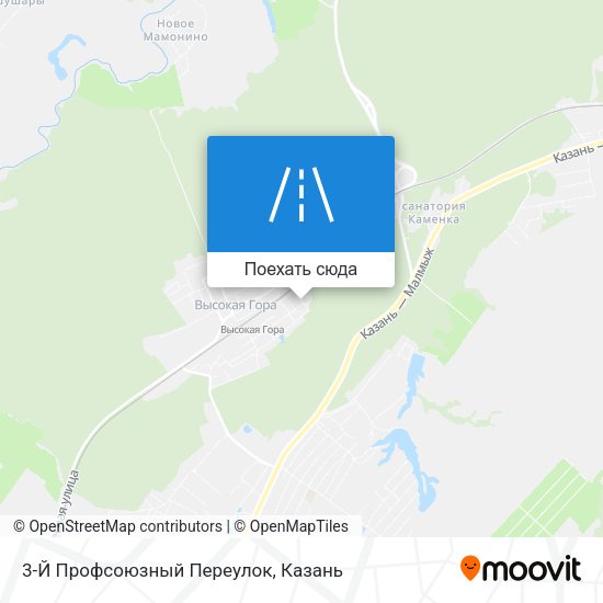 Карта 3-Й Профсоюзный Переулок