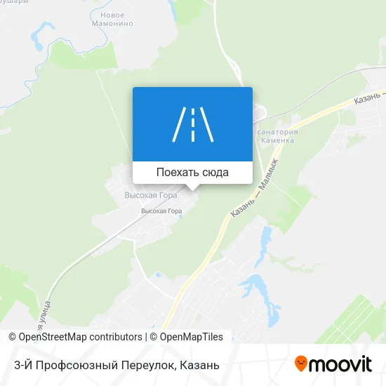 Карта 3-Й Профсоюзный Переулок