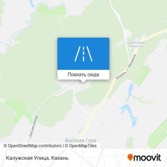 Карта Калужская Улица