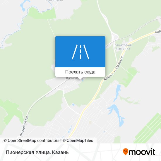 Карта Пионерская Улица