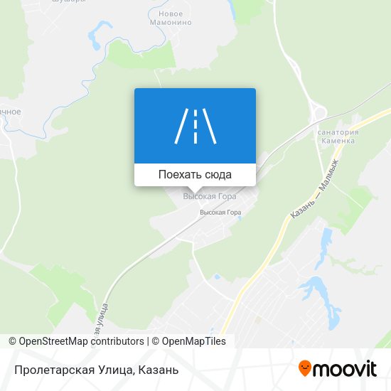Карта Пролетарская Улица