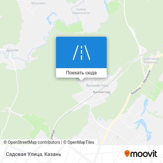 Карта Садовая Улица