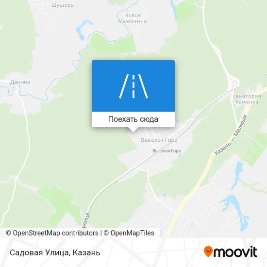Карта Садовая Улица